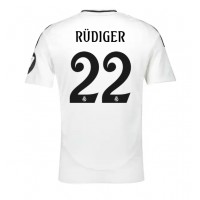 Fotbalové Dres Real Madrid Antonio Rudiger #22 Domácí 2024-25 Krátký Rukáv